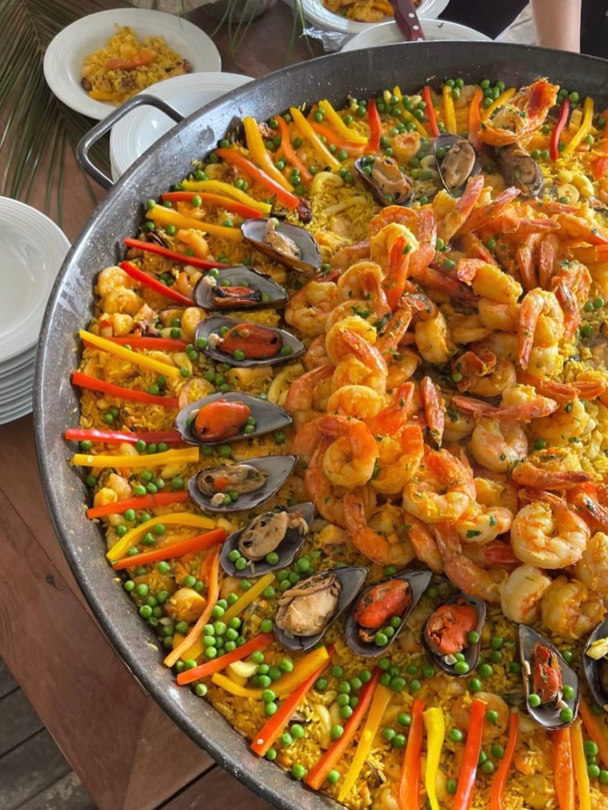 Paella Platter (1 Order Serves 2 People)