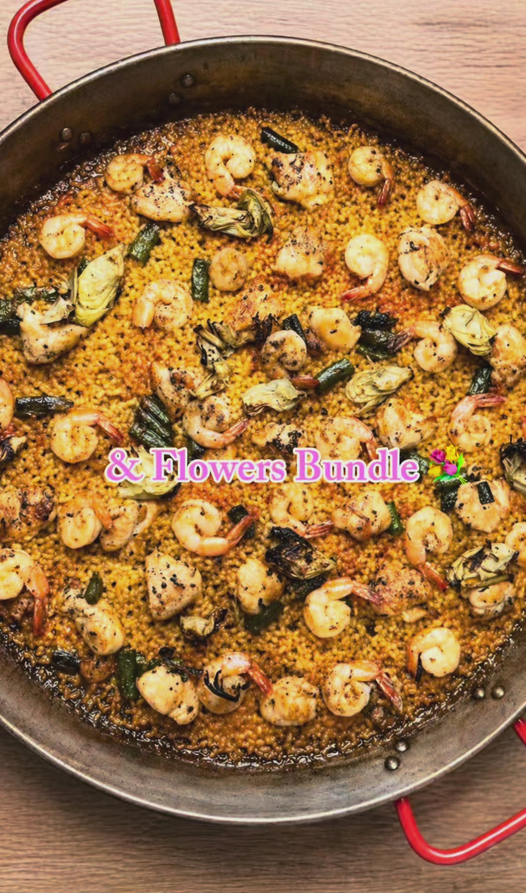 (SOLD OUT) Mother’s Day Paella + Fresh Flowers Bundle (Limited Item!)